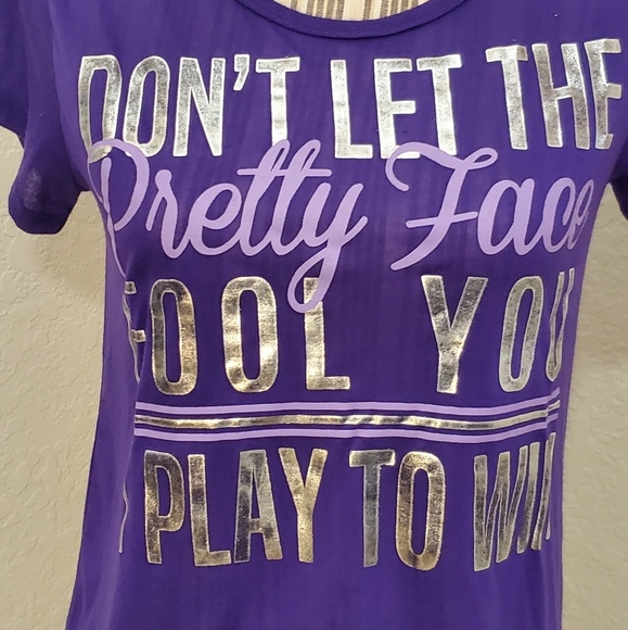 IDEOLOGY PURPLE TSHIRT SIZE XL. NWOT - Picture 3 of 7